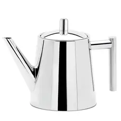 Easyworkz Stainless Steel Tea Pot with Removable Tea Infuser, Perfect for Brewing Your Favorite Tea, Chrome