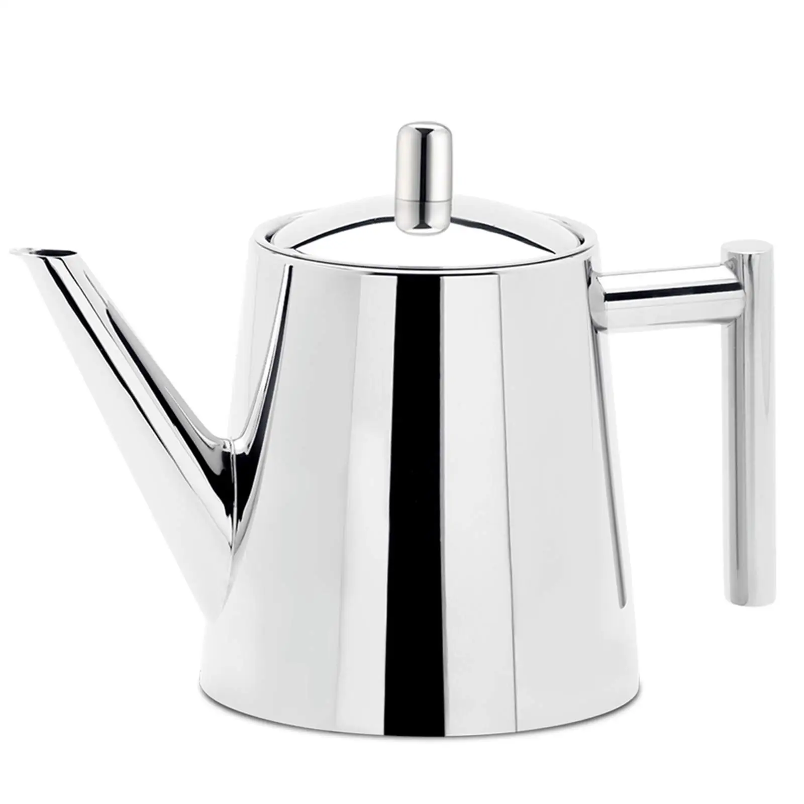 Easyworkz Stainless Steel Tea Pot with Removable Tea Infuser, Perfect for Brewing Your Favorite Tea, Chrome