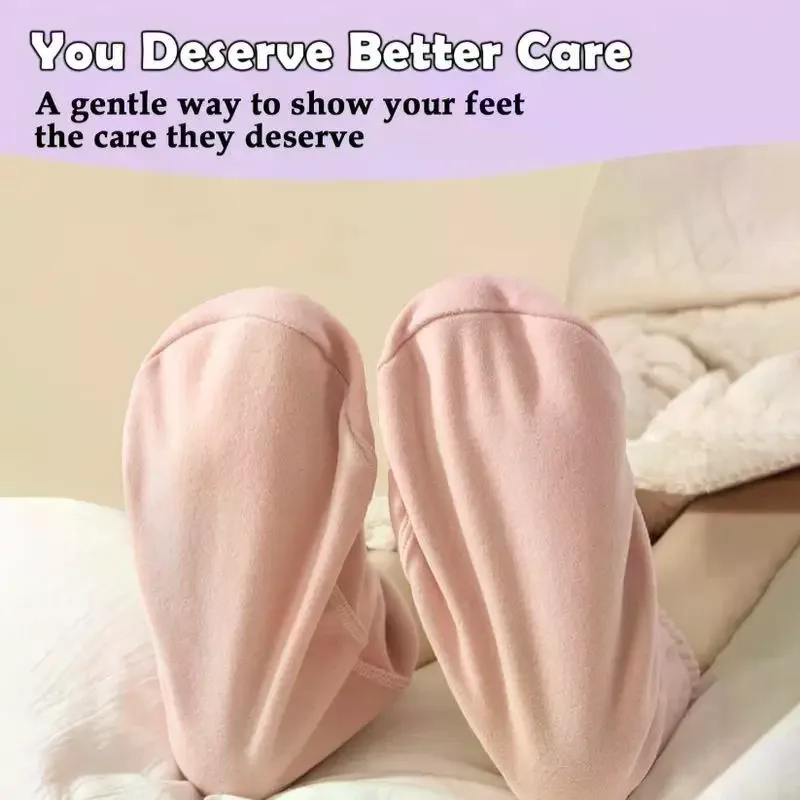 Moisturizing Foot Socks For Cracked Feet Anti Cracking Dry Dead Skin Reusable Silicone Foot Care Tools