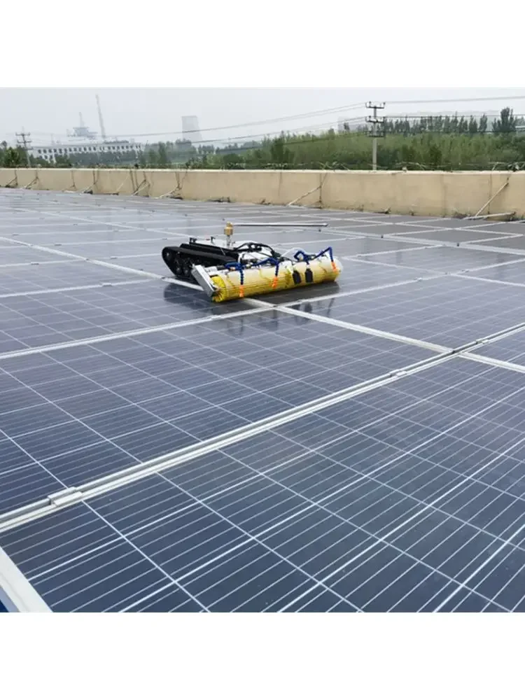 เครื่องทำความสะอาดแผงโซลาร์เซลล์เครื่องมือพิเศษสำหรับทำความสะอาดแผงโซล่าแผงโซลาร์เซลล์