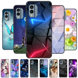 For Nokia X30 5G Case Wolf Lion Painted TPU Silicone Soft Phone Cover for Nokia X30 2022 X 30 Back Cases Black Bumper 6.43''