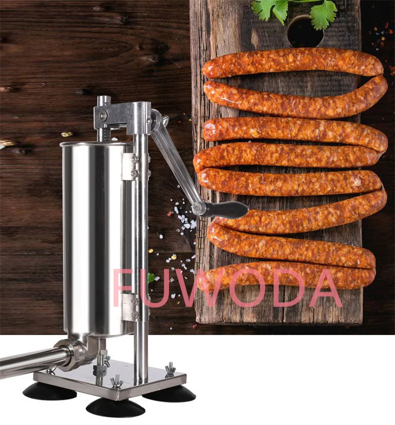 Description Picture 5 of itemVertical Manual Sausage Stuffer Machine Home Sausage Stuffer Food Filling Processors Machine Hot Selling Kitchen Meat Tool