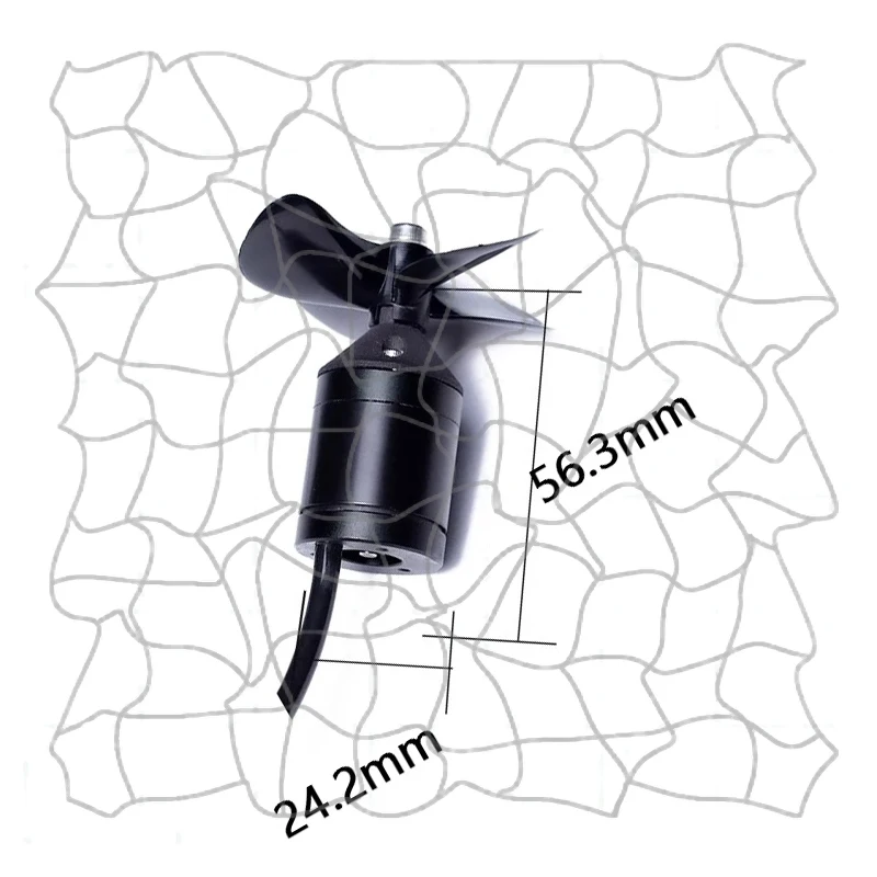 X1 Series 24V 3-6S 78W Brushless Underwater Thruster 1.1KG Thrust for ROV, Pool Cleaner&Model Boats - 50m Depth Waterproof with