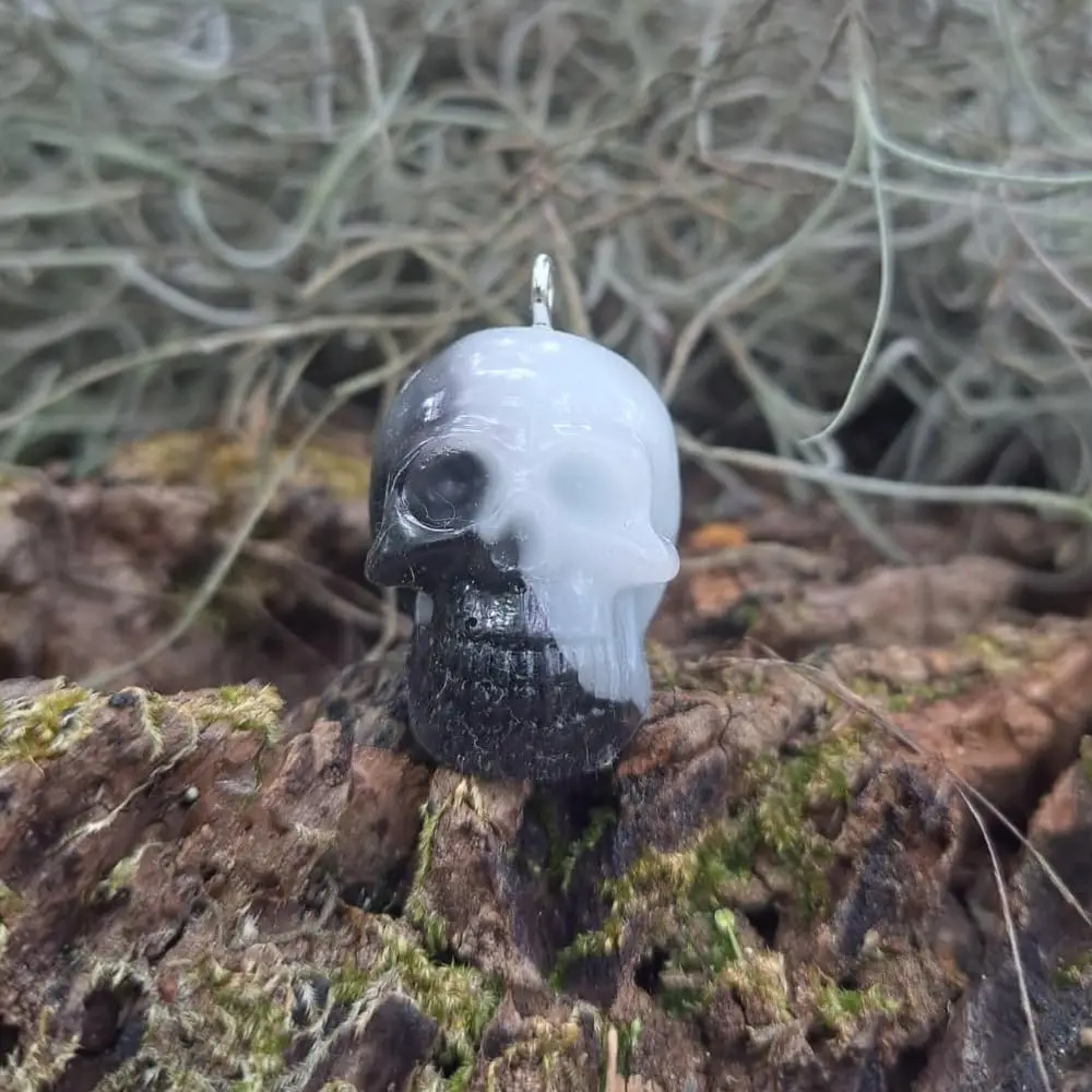 Mini Skull Resin Silicone Molds 3D Skull Head for Resin Bracelet Clay Candle Wax Casting Halloween Party Supplies Home Décor
