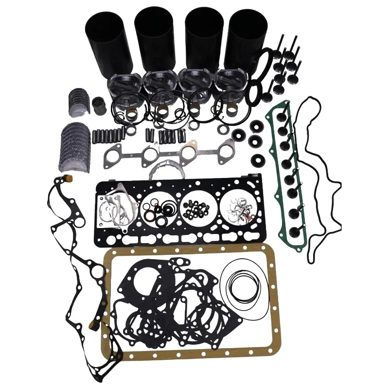 

Overhaul Rebuild Kit Compatible for Kubota Engine V3800 V3800DI-T V3800T Tractor M105S M5-091 M5-111 M96S M108S Replacement