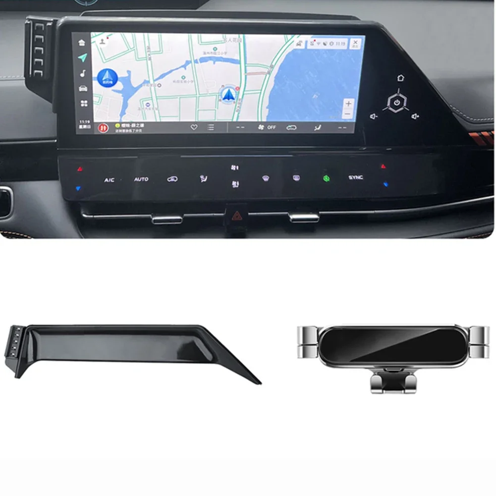 for Changan UNI-K UNIK Car Mobile Phone Holder Central Control Display Screen Mount Gravity Bracket Stand Accessories