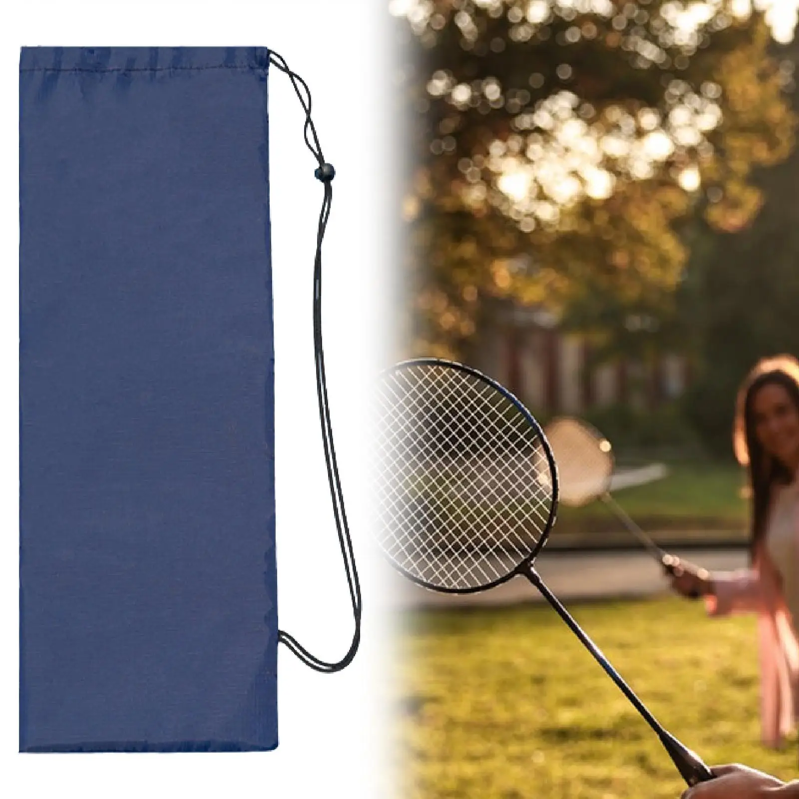 Badminton Racket Bag, Carrying Organizer Gift, Tennis Racket Case for Beginners,