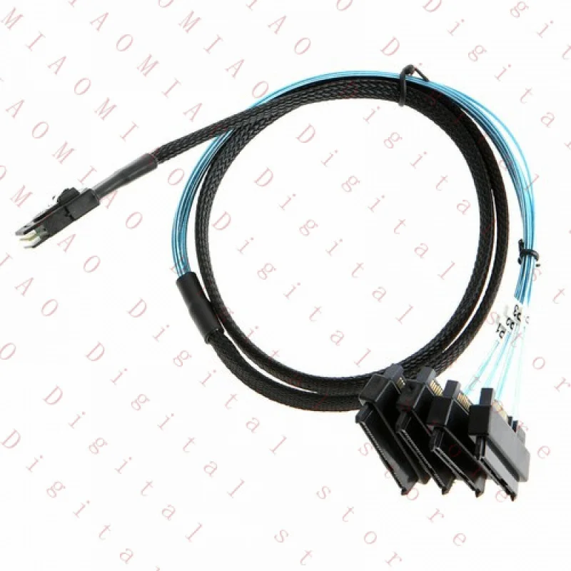 

RT Mini SAS 36P SFF-8087 to 4 SFF-8482 Connectors With SATA Power Cable 3FT 1M