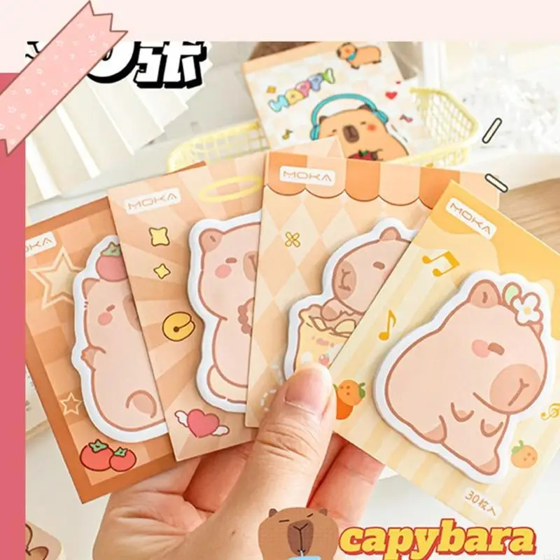 2025 Новый 8pcs Cartoon Comport Designs Note Pad Lealves Memo Pad PAND PANC