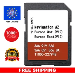 SD Card for RNS 315 AZ V12 OST for Seat VW Skoda Amundsen + Media 2.1 2.2 Eastern Europe V12 Free Anti Fog Flim