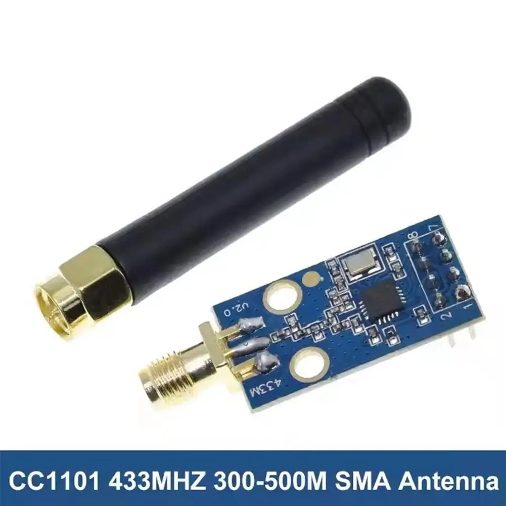 CC1101 Wireless Module 433MHZ 400M Long Distance Data Transmission With SMA Antenna Wireless Transceiver Module