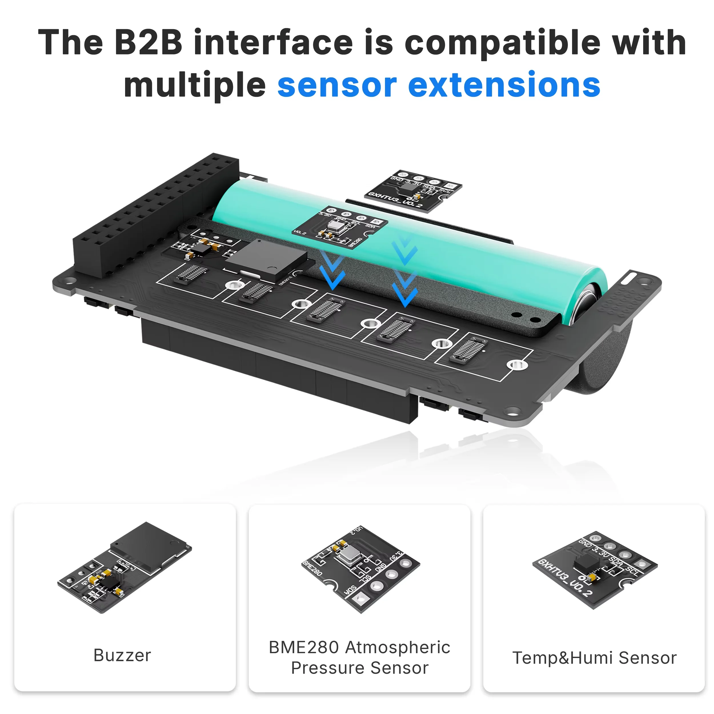 Heltec Sensor Temp/Humi Sensor GXHTV3 BME280 Buzzer Low-Power For LoRa 32 V4 Expansion Kit