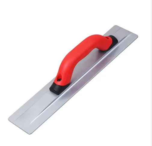 Magnesium aluminum alloy plaster, thickened lightweight cement mortar plaster, scraper design
