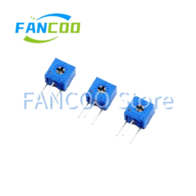 3362W adjustable resistance 101 100R 201 200R 501 500R 102 1K 202 2K 502 5K 103 10K 203 20K 503 50K 104 204 504 105potentiometer