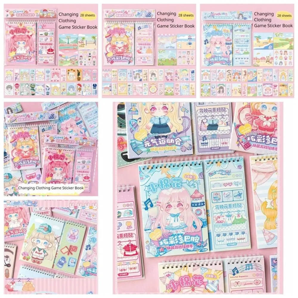 

DIY Scrapbooking Coil Replacement Sticker Book Paper Small Cotton Small Cotton Sticker Book Coil Style Cute