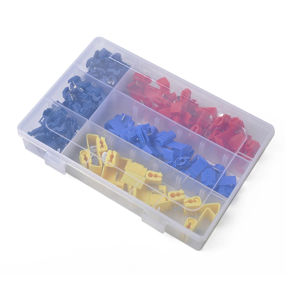 

85Pcs Quick-Connect Push Terminals Durable Crimping Terminal Kit for Motorcycle Car Electrical Wiring Terminal