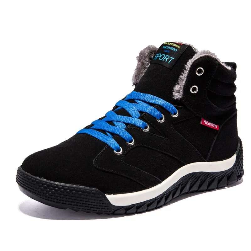 Winter Men Sneakers Big Size Snow Shoes High Tops Sports Shoes Outdoor Hikikng Shoes