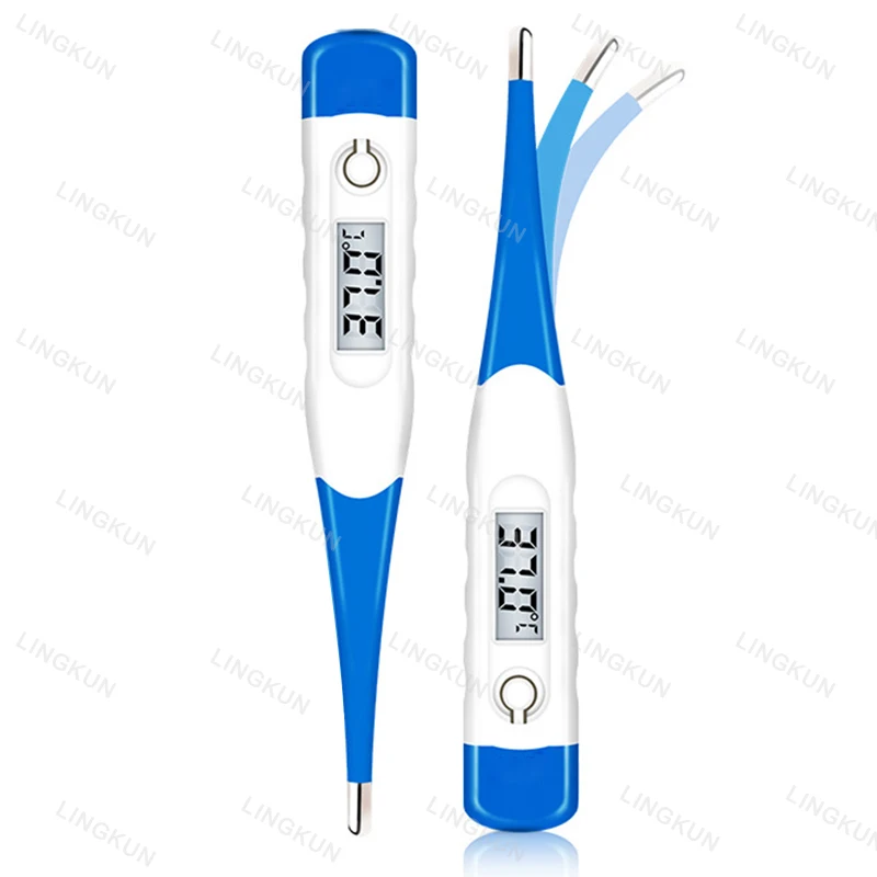 Household Adults Children Thermometers for Fever Thermometer Electronic Soft Head Digital Oral Armpit Temperature Measurement