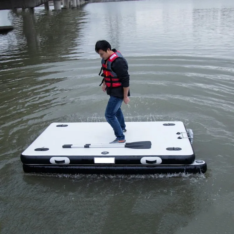 

Inflatable Fishing Platform Lure Magic Carpet Folding Paddleboard Boat Water Net Casting Inflatable Boat