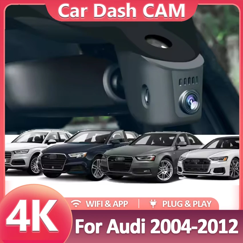 

New! 4K Car DVR for Audi a4 b8 b9 a3 8v 8p a5 a6 c7 a7 a8 Dash Cam for Audi q5 q7 q3 q8 q2 tt rs3 rs4 rs5 rs7 s3 s4 s5 s6 s7 s8