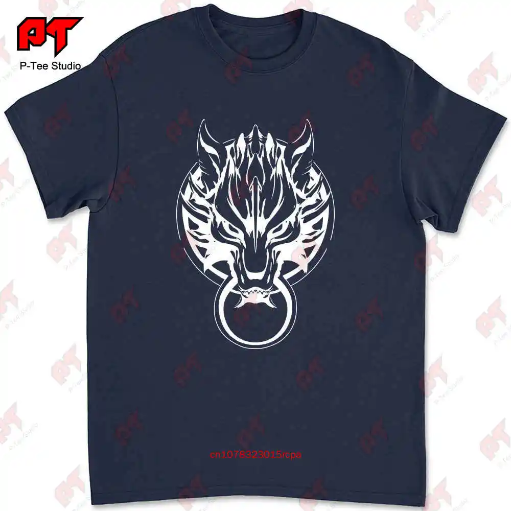 Final Fantasy 7 Cloud Fenrir Wolf Ff7 Remake T-shirt 12ZE