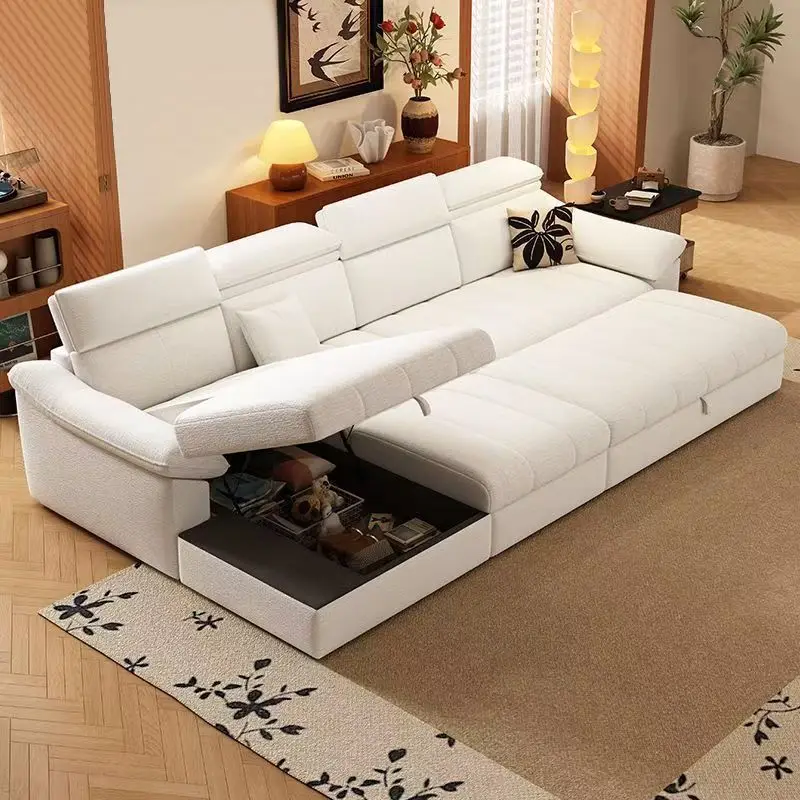 

Sofa bed, multi-functional storage, dual-purpose folding, integrated size apartment living room