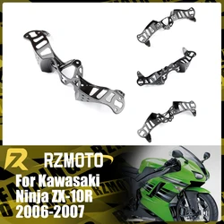 Headlight Bracket Fairing Stay Support Headlamp For Kawasaki ZX-10R ZX10R ZX 10R 2006 2007 Motorcycle Aluminum Accessories