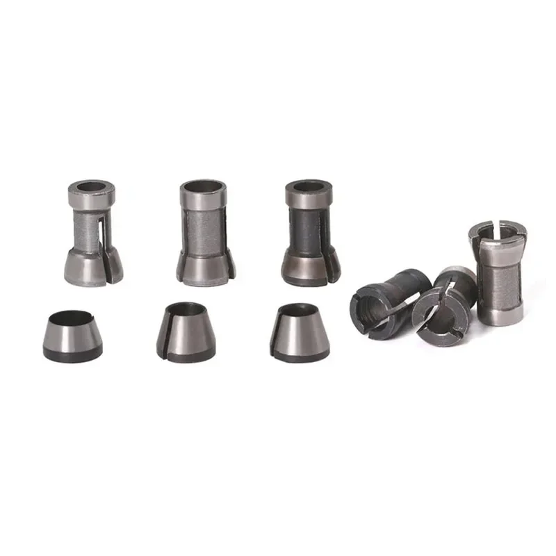 

1 шт., 3 шт., набор цанг 6,35 мм, 8 мм, 6 мм, цанговый патрон, гравировальный, обрезной станок, электрический