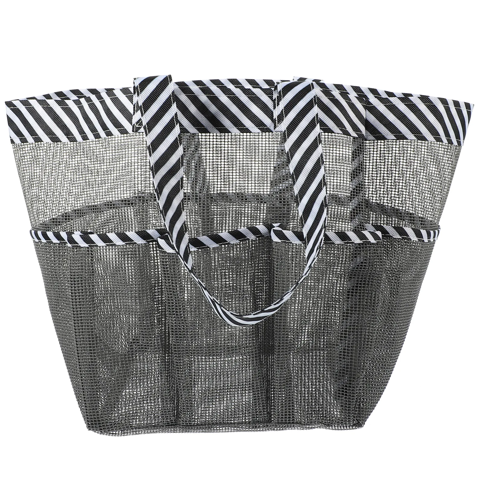 

Mesh Shower Bag Waterproof Toiletry Organizer Bathroom Essentials Storage Pouch Ventilated Design Foldable Laundry Tote Travel