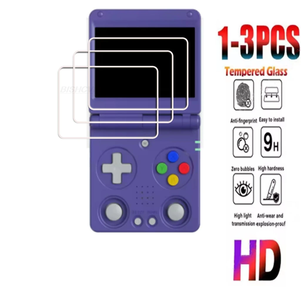 

1-3 шт. 9H HD закаленное стекло для ANBERNIC RG34XX SP 3,5 дюйма RG34XXSP, защитная пленка для экрана игровой консоли