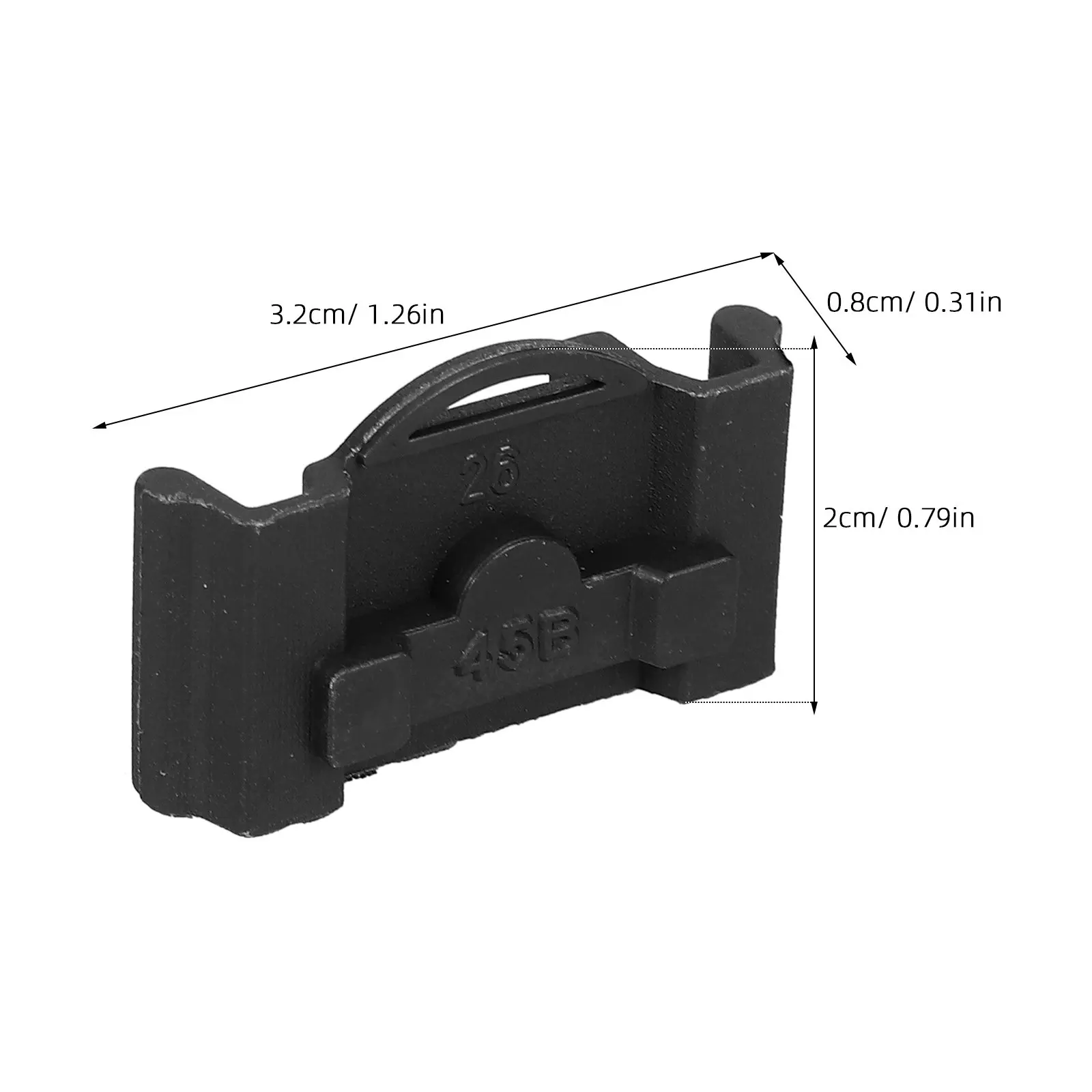 10Pcs Drawer Slide End Stoppers Heavy Duty Plastic Replacement Parts Noise Reduction Drawer Stopper Slide Bumpers Furniture