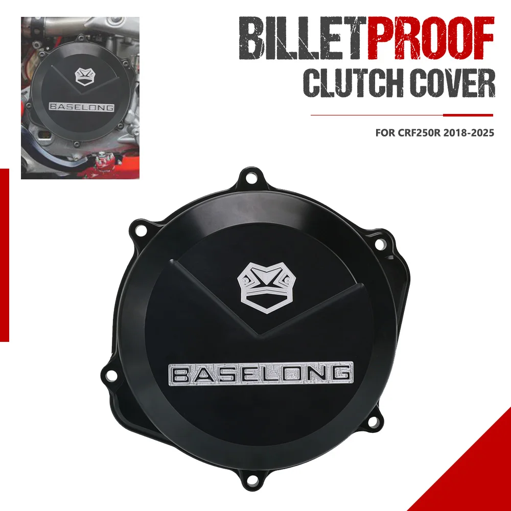 

For Honda CRF250R 2018-2019-2020-2021-2022-2023-2024-2025 Engine Billetproof Clutch Cover Protection Motorcycle CRF250X CRF250RX