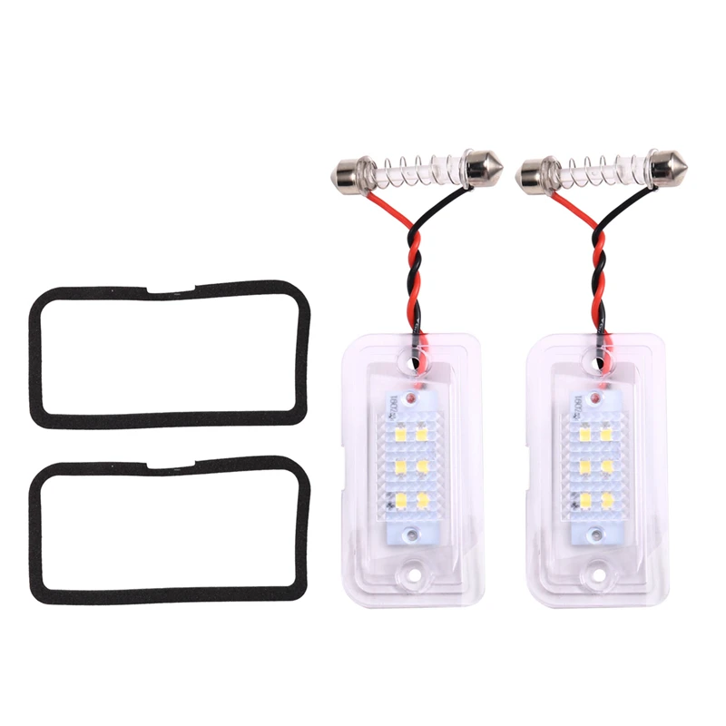 

Car LED Rear License Plate Lights A2308200166 A2308200256 for - W203 R230 C209 R199
