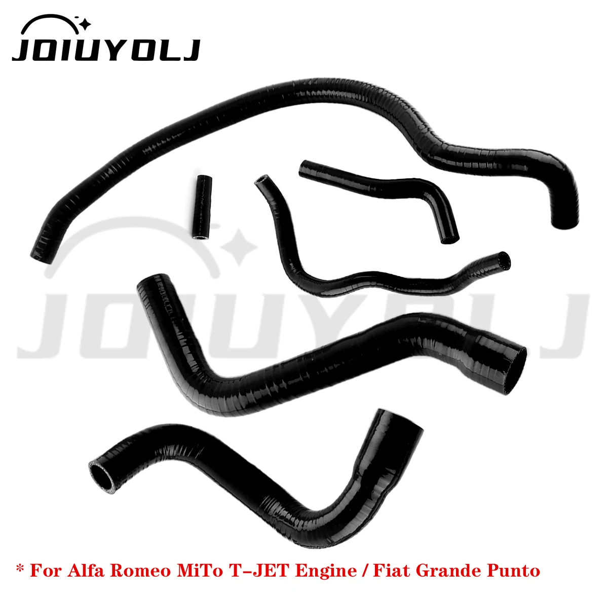 Radiator Water Cooling Tube Pipe Silicone Hose Kit For Alfa Romeo MiTo T-JET Engine / Fiat Grande Punto