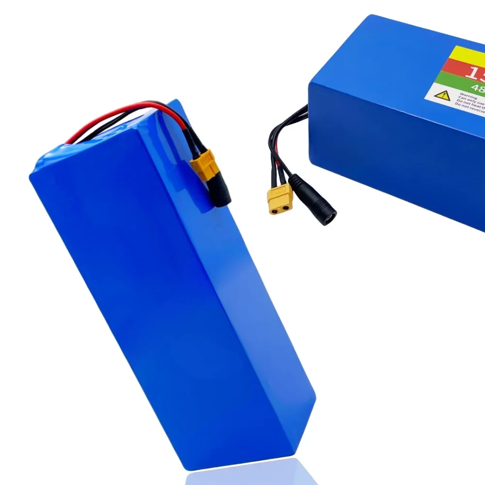 18650 13S4P 48V 15000mAh Lithium ion Rechargeable Battery Pack with Built in BMS Electric Scooter Bicycle Replacement Battery