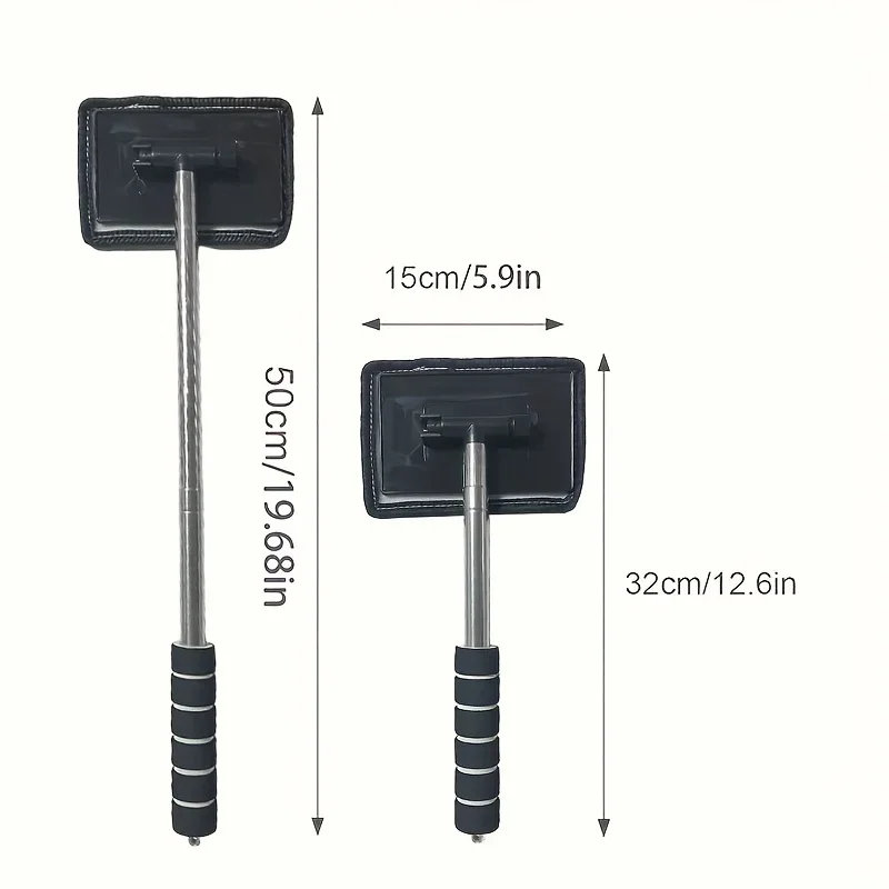 1pc multifunctional retractable glass wiping car glass wiping fish tank retractable glass wiping bathroom wiping fog cloth