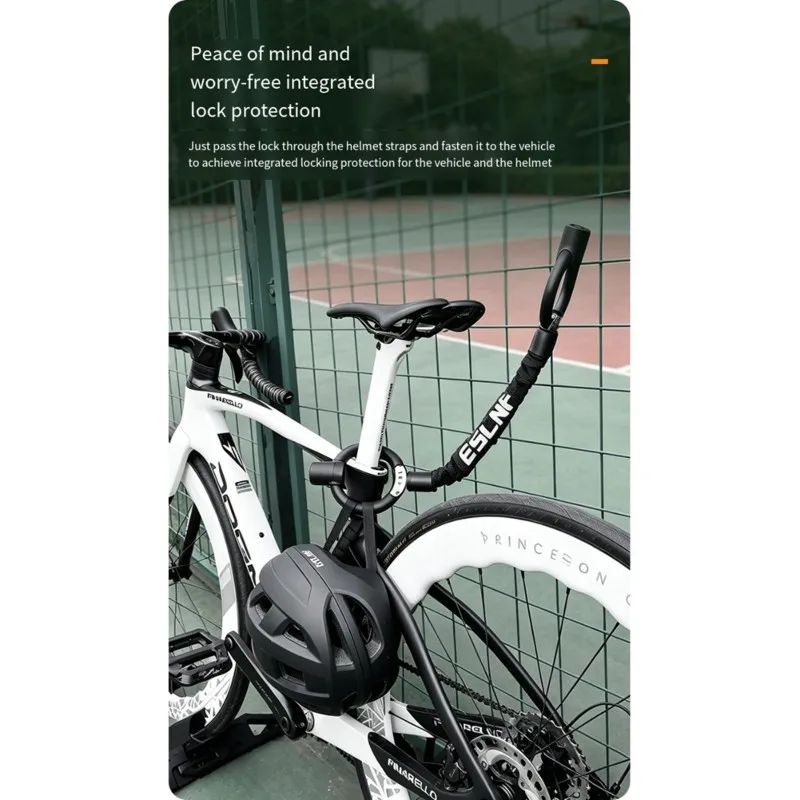 

A06F-ESLNF Alloy Bike Lock-Handcuff Style For Mountain And Road Bikes, Skateboard Outdoor Sports Accessories