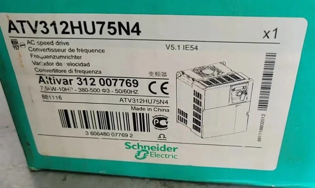 

Оригинальный преобразователь частоты ATV312HU75N4