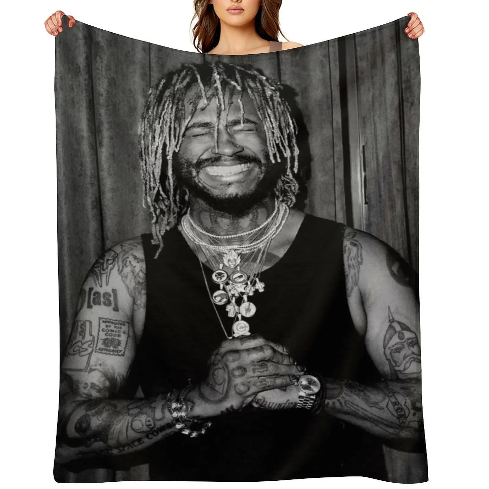 

Top Design Fit Sticker Pin Button Blanket Case Mask! Throw Blanket Retros cosplay anime decorative Beautifuls Blankets