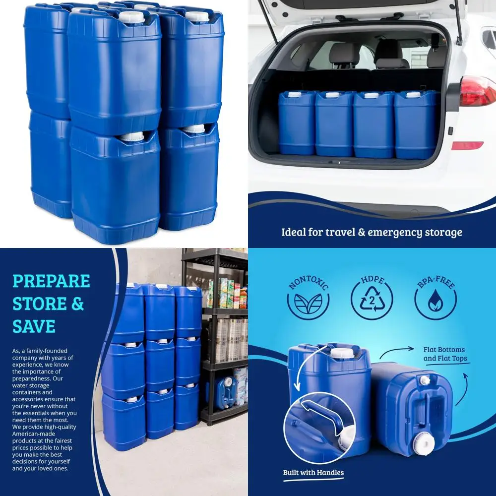 Tragbare, zusammenklappbare 40-Gallonen-Wassertanks für das Überleben im Freien und Notfallversorgung