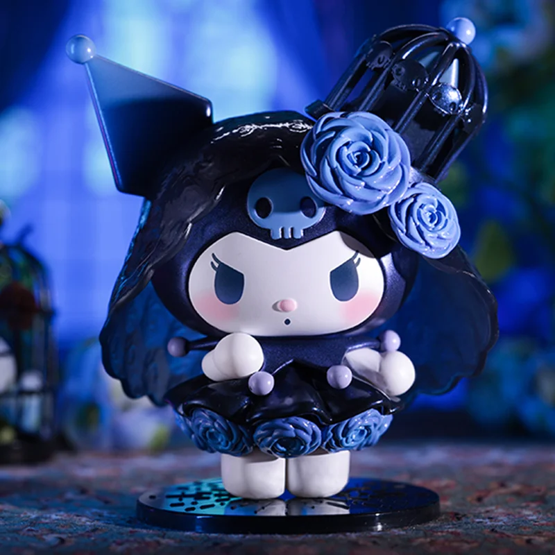 Nueva Sanrio Kuromi la serie del desfile de la bruja caja ciega figura de Anime modelo bolsa sorpresa decoración Kawaii estatuilla niños regalos Juguetes