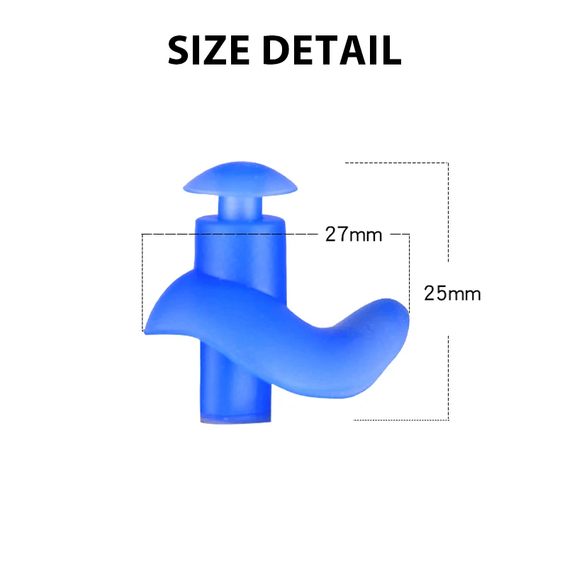 Waterproof Swimming Diving Earplugs Soft Silicone Ear Plug with Box Anti-noise Sleeping Ear Plugs