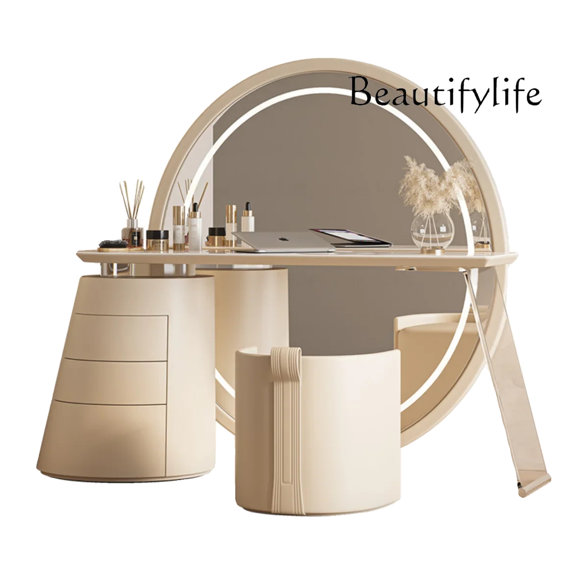 

European Luxury Vanity Table Organizer Drawers Desgin Modern Service Dressing Table Mirror Desk Large Penteadeira Furniture