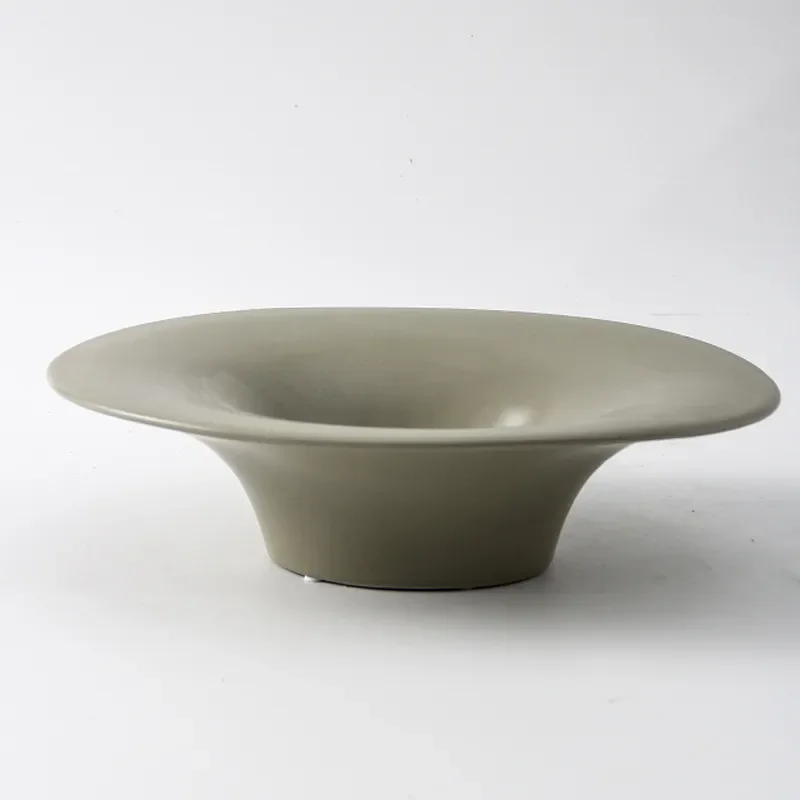 Nordic Geometric Ceramic Vase Modern Minimalist Flower Pot Home Decor Living Room Table Centerpiece Ornament for Dried