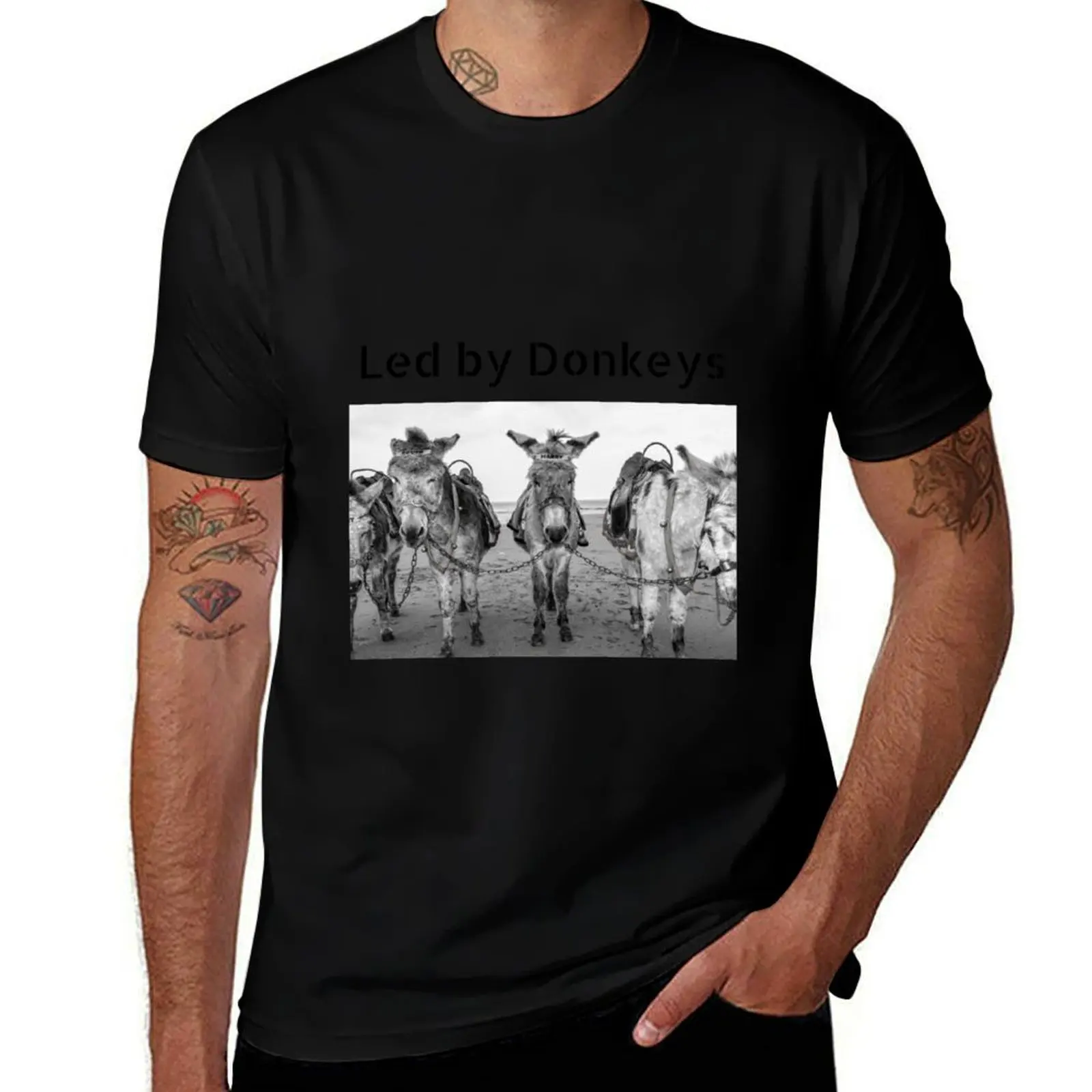 Led by Donkeys T-Shirt heavyweights funny costumes graphic t shirts big and tall t shirts for men