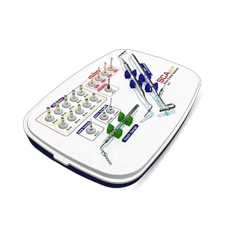 

Стоматологический комплект Water Lifter Sinus Kit SCA Kit для гербального подхода Sinus Lift Оригинальные стоматологические хирургические наборы