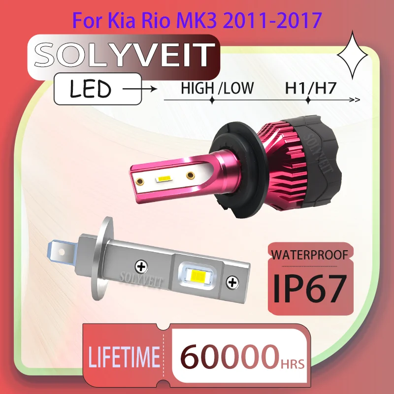 

Effective Heat Dissipation Without Noise H1 H7 LED HIGH LOW HEADLIGHTS FOR Kia Rio MK3 2011 2012 2013 2014 2015 2016 2017