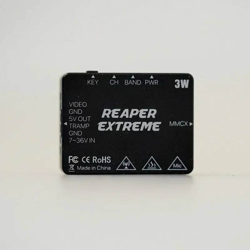 Foxeer 3W 5.8G VTX, 25mW/200mW/500mW/1.5W/3W Switchable, 72CH, 9-36V Input