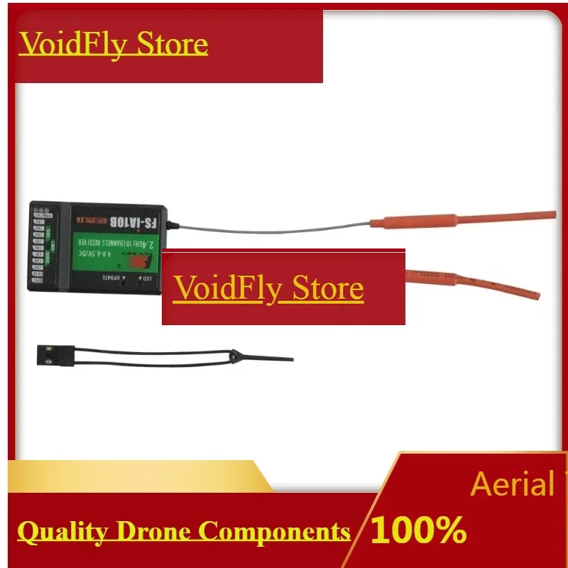 VoidFlyOriginal Flysky FS-IA10B IA10B 2.4G 10 Channel Receiver/ia6b 6CH Receiver PPM Output With IBus Port Compatible With I6 I6
