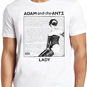 

Adam and the Ants Lady T Shirt B1146 70s New Wave Retro Cool Top Tee